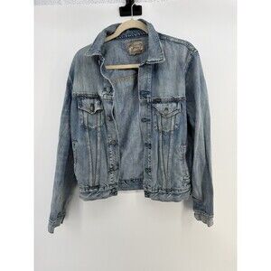 Polo Ralph Lauren Original RL Quality Denim Jacket Small trucker Grunge Wear